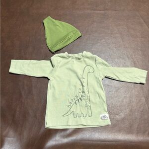 Fred Green Long Sleeve Pajama Dinosaur Set